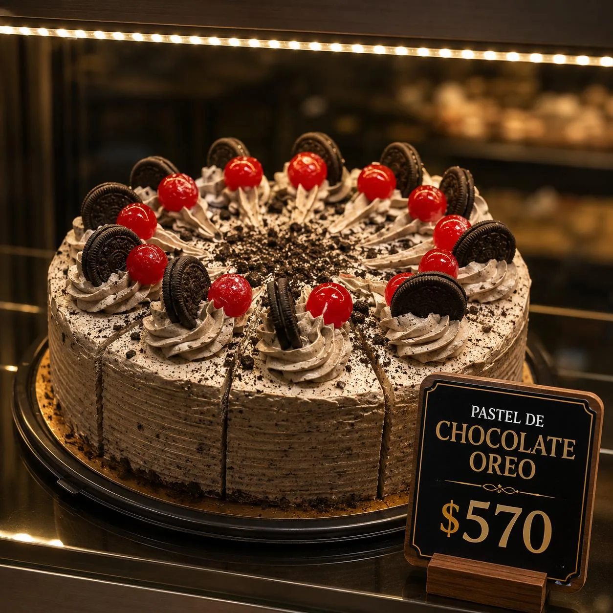 Pastel de Chocolate Oreo